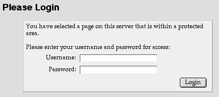 Login form